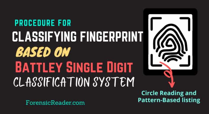Procedure for Classifying Fingerprint Based on Battley Single Digit Classification System