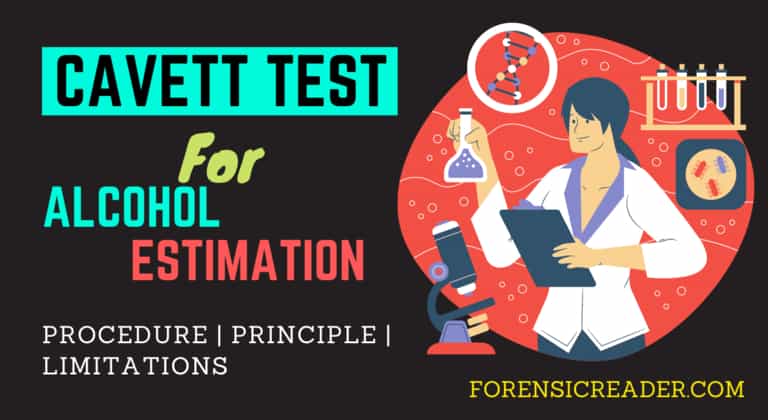 Cavett Test of Ethanol Estimation And Forensic Importance