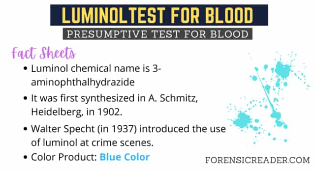 Luminol Test For Blood