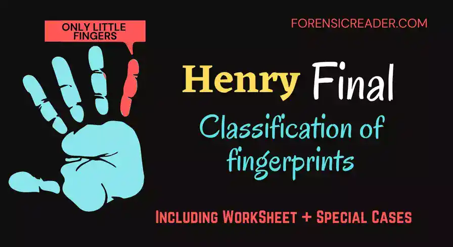 Final Classification of Fingerprint Rules, Worksheet, and Amputated Fingers