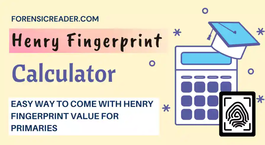 Henry Fingerprint Calculator for classification