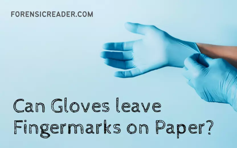 can gloves leaves fingerprints on paper