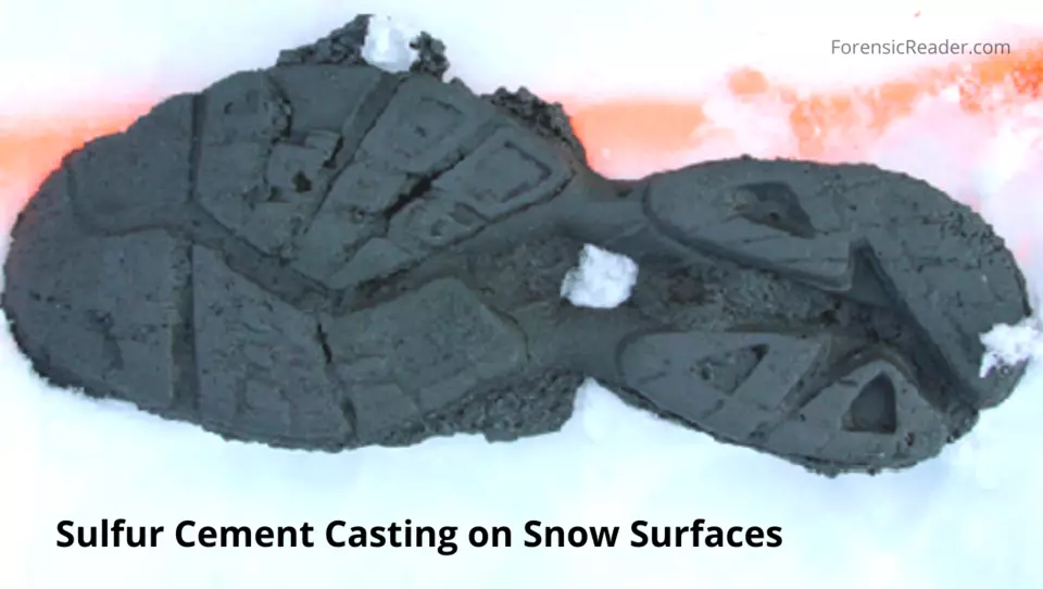 Casting in Snow With Sulfur Cement