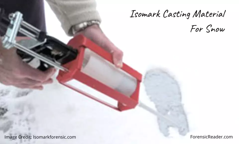 Casting in Snow Using Isomark Footprint Material for snow impressions