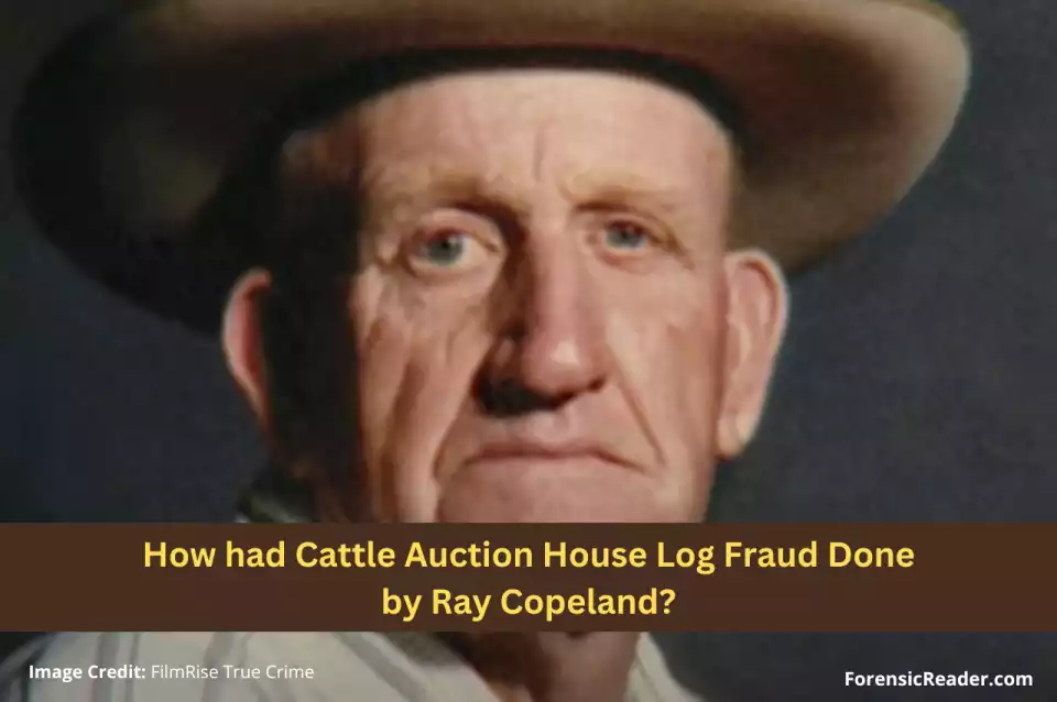 How had Cattle Auction House Log Fraud Done by Ray Copeland