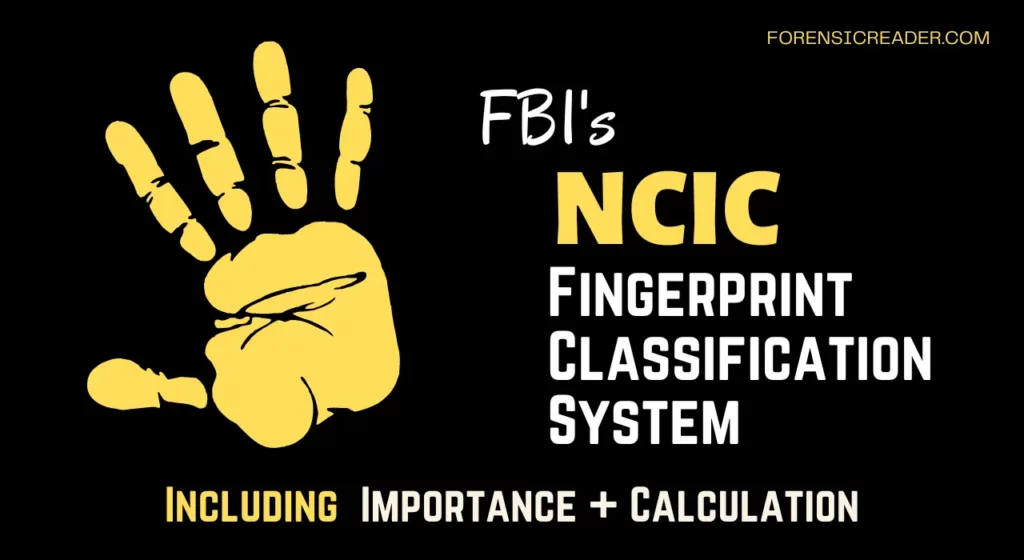 National Crime Information Center (NCIC) Fingerprint Classification