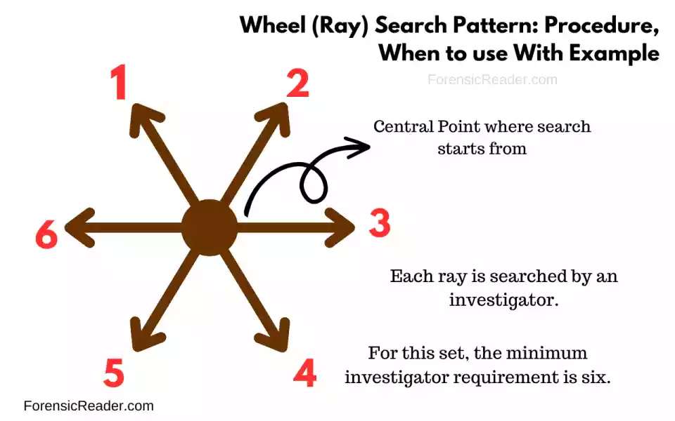 Procedure for Wheel or ray Search Pattern